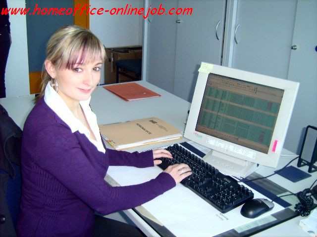 Zu Hause online am PC arbeiten, Job im eigenem Home Office ...